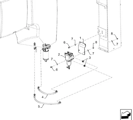 87473944 - фильтр топливный