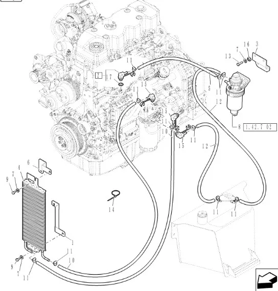 87563601 - Топливный фильтр