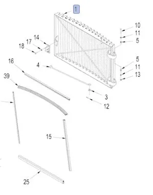 87646833 - решетка капота