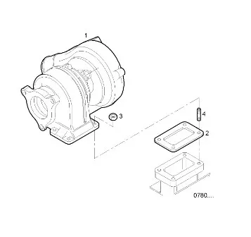 504226543 - турбокомпрессор ДВС
